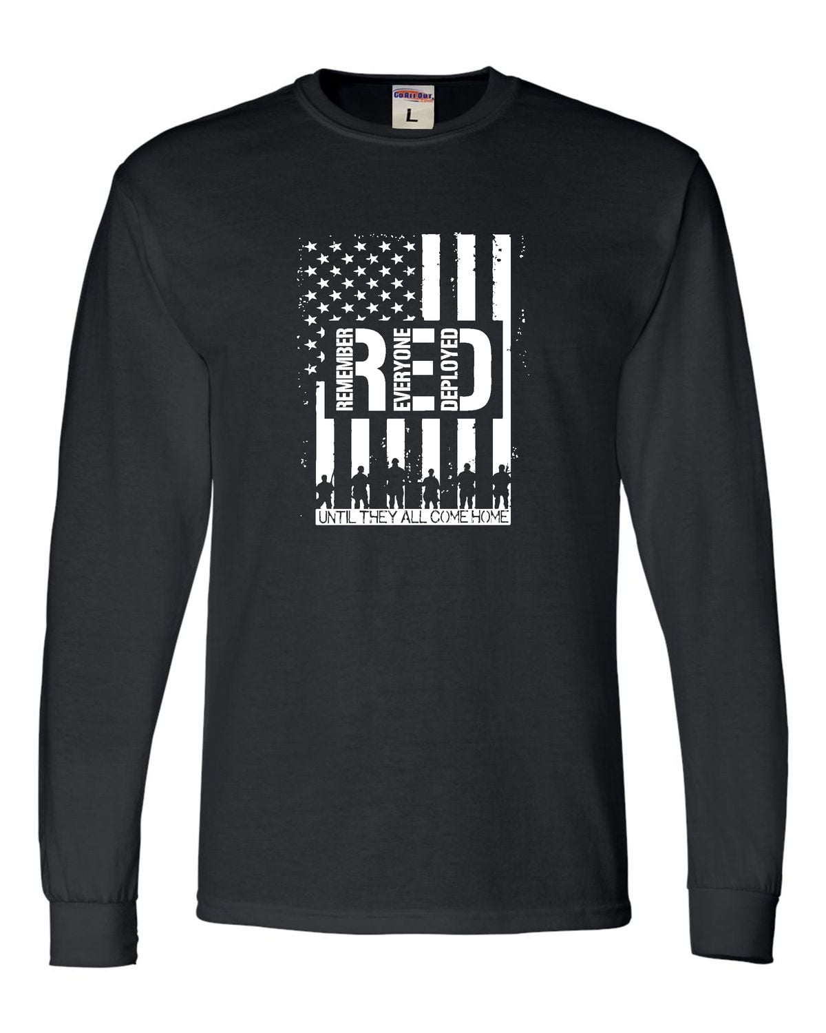 Adult Remember Everyone Deployed RED Friday Long Sleeve T-Shirt 