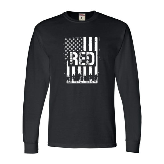 Adult Remember Everyone Deployed RED Friday Long Sleeve T-Shirt