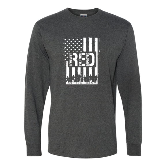 Adult Remember Everyone Deployed RED Friday Long Sleeve T-Shirt