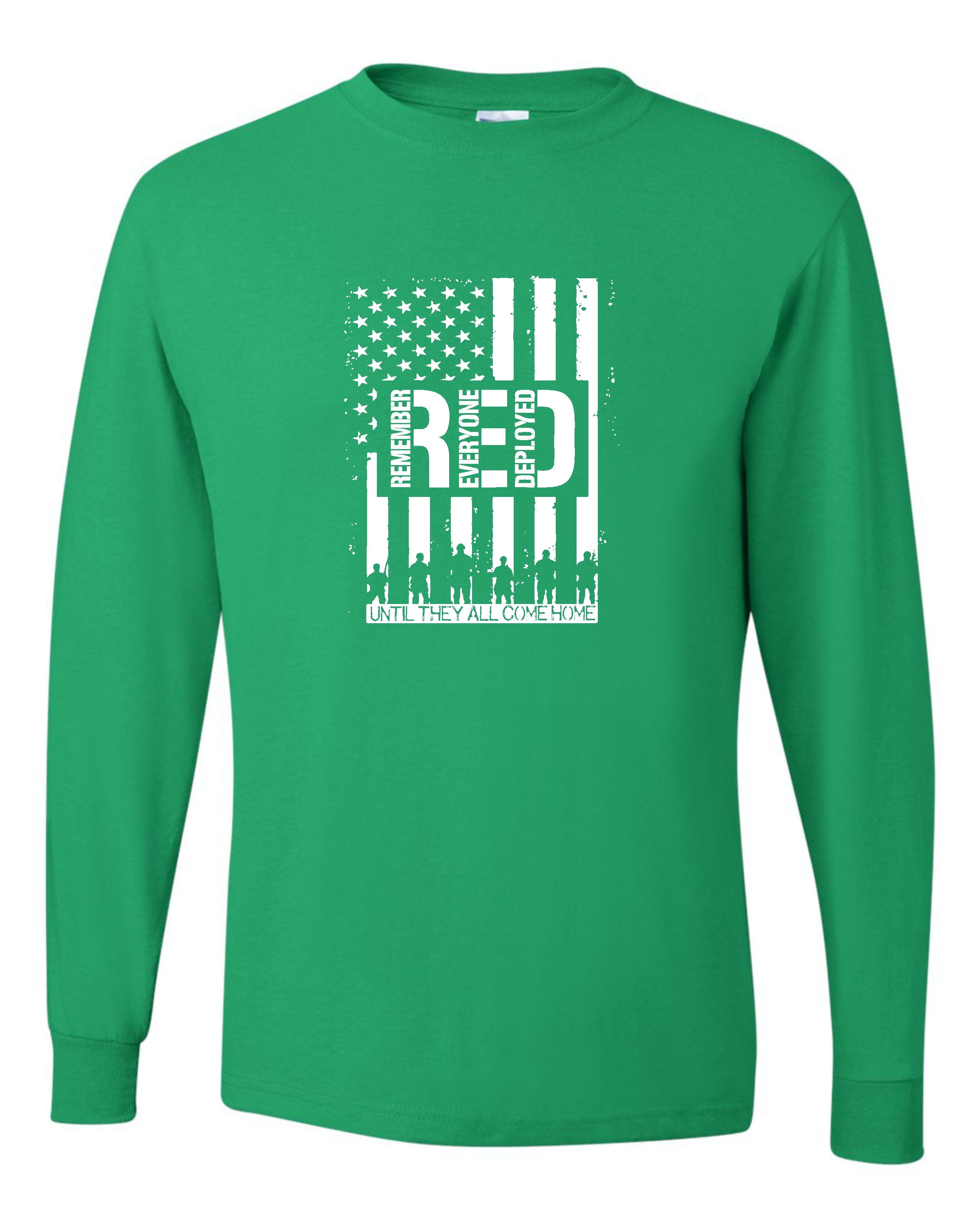 Adult Remember Everyone Deployed RED Friday Long Sleeve T-Shirt
