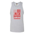 thumbnail image 1 of Adult Remember Everyone Deployed RED Friday Sleeveless Tank Top Cotton T-Shirt, 1 of 1