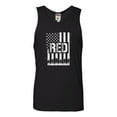 thumbnail image 1 of Adult Remember Everyone Deployed RED Friday Sleeveless Tank Top Cotton T-Shirt, 1 of 1