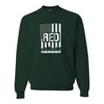 thumbnail image 1 of Adult Remember Everyone Deployed RED Friday Sweatshirt Crewneck, 1 of 1