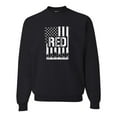 thumbnail image 1 of Adult Remember Everyone Deployed RED Friday Sweatshirt Crewneck, 1 of 1