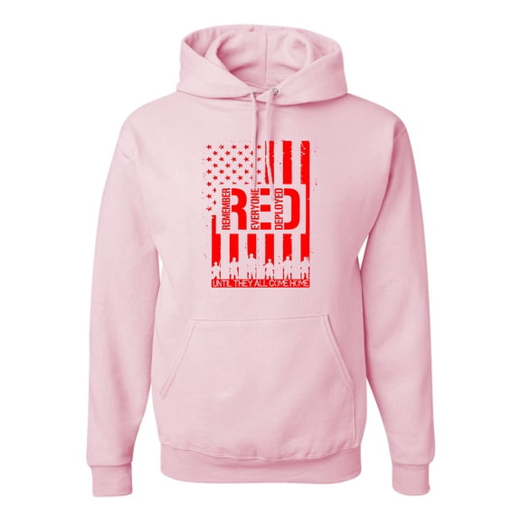 Adult Remember Everyone Deployed RED Friday Sweatshirt Hoodie