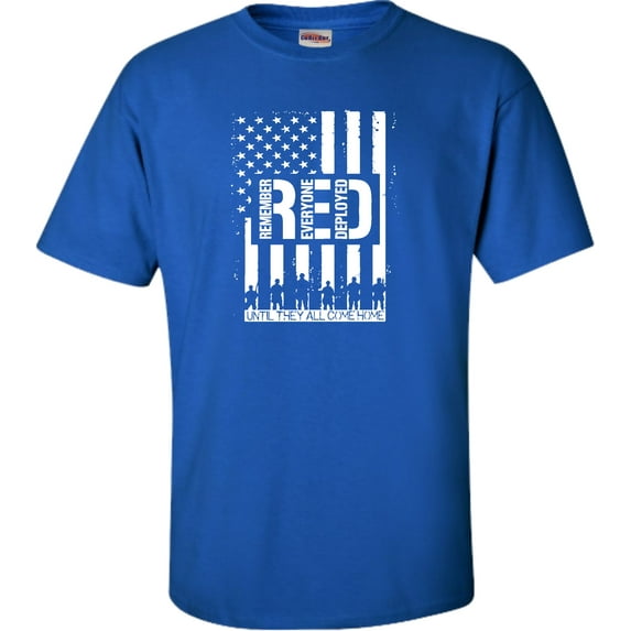 Adult Remember Everyone Deployed RED Friday T-Shirt