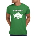 thumbnail image 1 of Adult Respect The Stache Mustache T-Shirt, 1 of 1