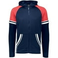 thumbnail image 1 of Adult Retro Grade Jacket, Navy & Scarlet - Extra Large, 1 of 1