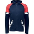 thumbnail image 1 of Adult Retro Grade Jacket, Navy & Scarlet - Small, 1 of 1