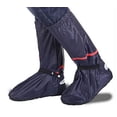 thumbnail image 1 of Adult Reusable Waterproof Shoe Covers Slip-resistant Rain Shoes Cover XXL (32.5CM) Black, 1 of 1