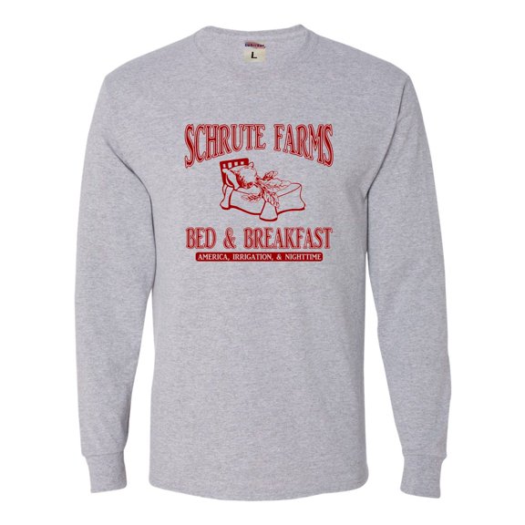 Adult Room Themes Schrute Farms Bed & Breakfast Long Sleeve T-Shirt