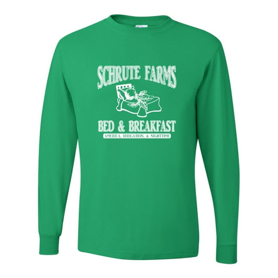 Adult Room Themes Schrute Farms Bed & Breakfast Long Sleeve T-Shirt