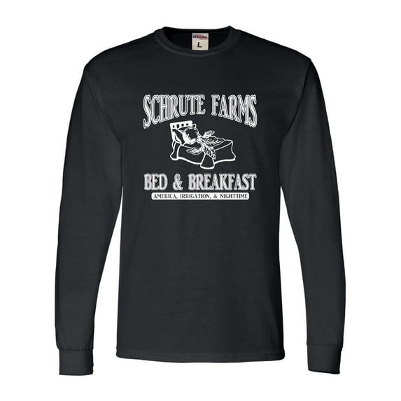 Adult Room Themes Schrute Farms Bed & Breakfast Long Sleeve T-Shirt