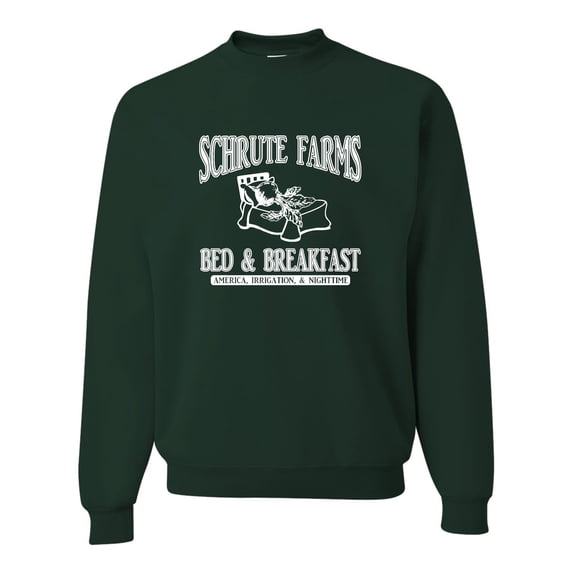 Adult Room Themes Schrute Farms Bed & Breakfast Sweatshirt Crewneck