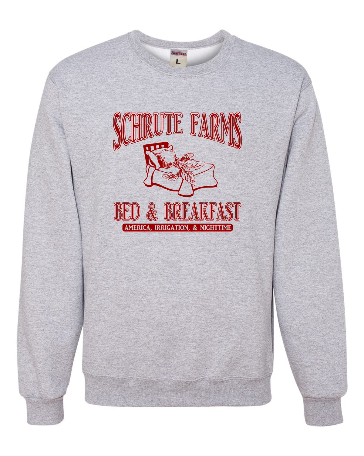 Adult Room Themes Schrute Farms Bed & Breakfast Sweatshirt ...