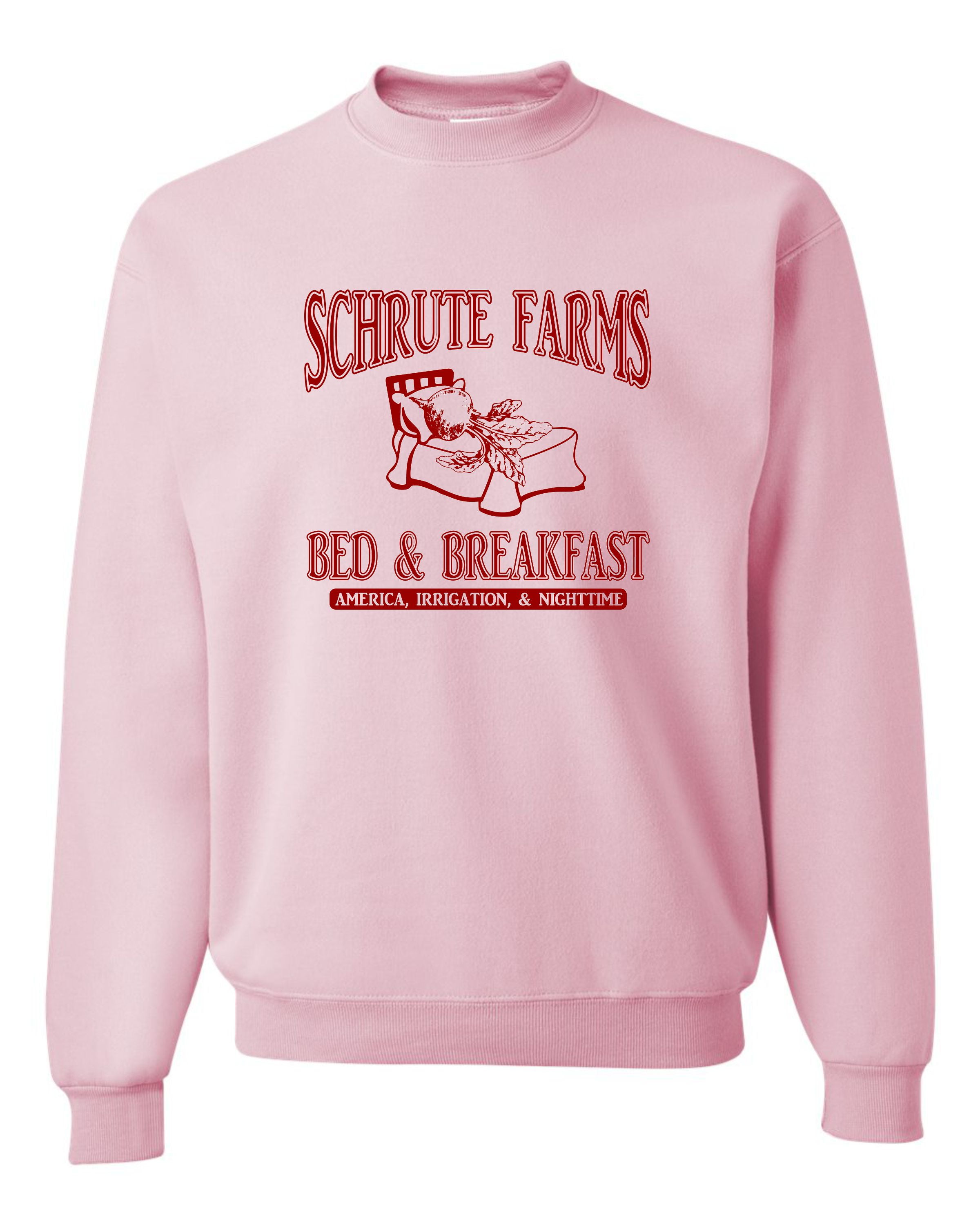 Adult Room Themes Schrute Farms Bed & Breakfast Sweatshirt ...