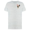 thumbnail image 1 of Adult Rooster Upperside T-Shirt Men -Image by Shutterstock, Male XX-Large, 1 of 2