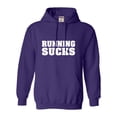 thumbnail image 1 of Adult Running Sucks Funny Work Out Gym Sweatshirt Hoodie, 1 of 1