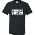 thumbnail image 1 of Adult Running Sucks Funny Work Out Gym T-Shirt, 1 of 1