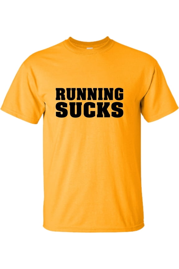 Youth Running Sucks Funny Work Out Gym T-Shirt