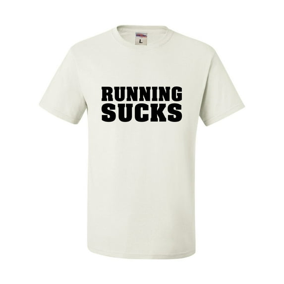 Adult Running Sucks Funny Work Out Gym T-Shirt