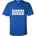 thumbnail image 1 of Adult Running Sucks Funny Work Out Gym T-Shirt, 1 of 1