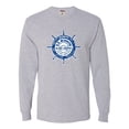 thumbnail image 1 of Adult SS Minnow Funny Retro Long Sleeve T-Shirt, 1 of 1