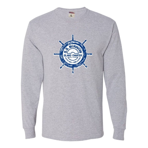 Adult SS Minnow Funny Retro Long Sleeve T-Shirt