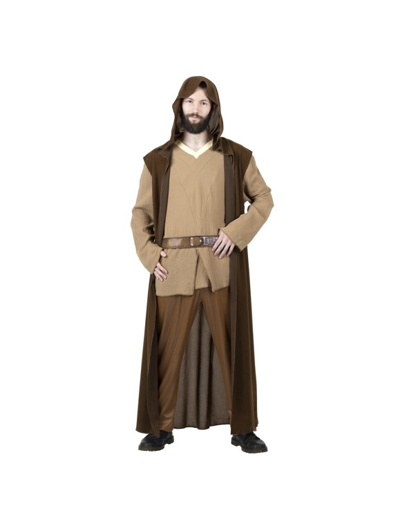 Adult Men's Obi Wan Kenobi Plus Size Qualux Costume