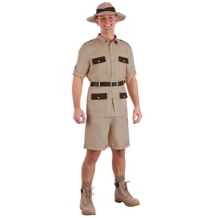 Halloween Safari Man Costume, Adult Crocodile Hunter, Steve Irwin ...