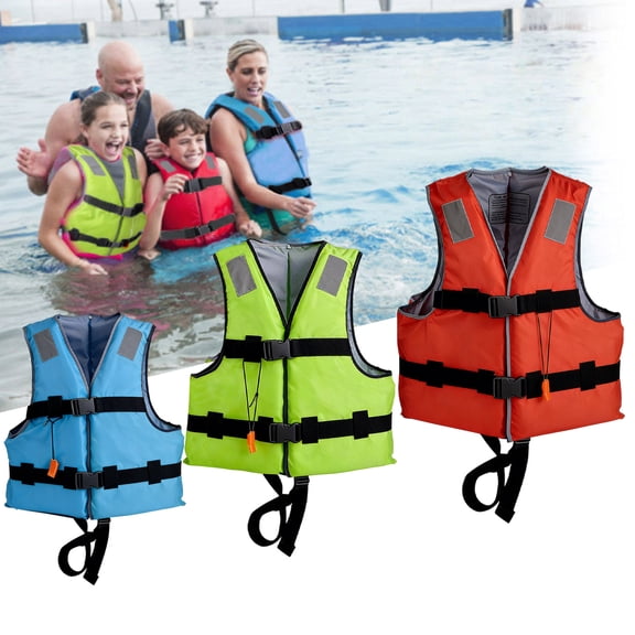 Adult Safety Vest, Adjustable Buoyancy Aid, Breathable Mesh Floating Gear, Swim Jacket for Open Water Activities