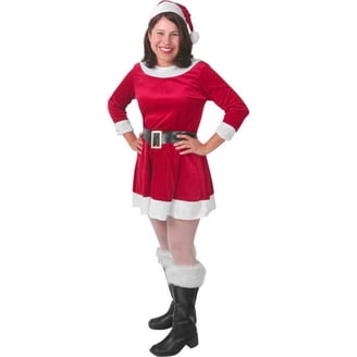 Santa's Helper Costume | Santa Dress | Adult Medium Dress – The
