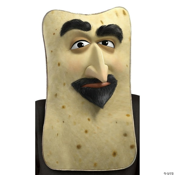 Rasta Imposta Adult Sausage Party Lavash Mask Costume - Size One Size Fits Most - Off-White