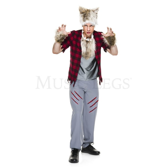 Adult Savage Man Werewolf Costume