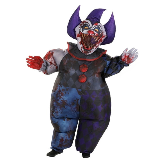 Adult Scary Inflatable Clown Costume