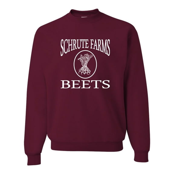 Adult Schrute Farms Beets Sweatshirt Crewneck