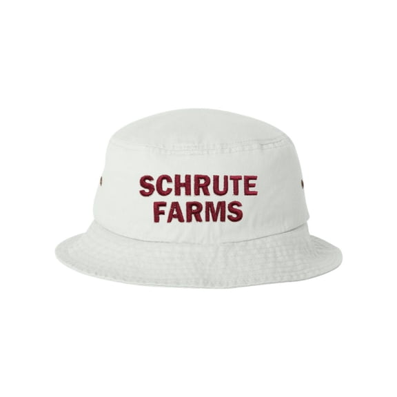 Adult Schrute Farms Embroidered Bucket Cap Dad Hat