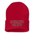 thumbnail image 1 of Adult Schrute Farms Embroidered Cuffed Knit Beanie Cap, 1 of 1
