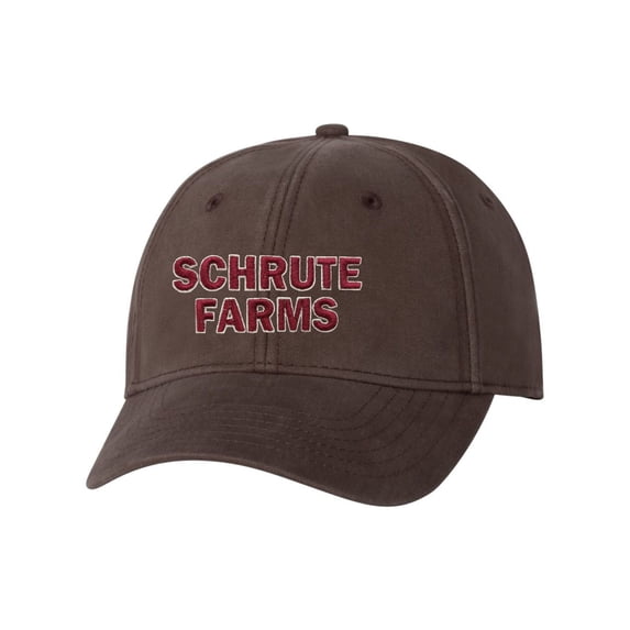 Adult Schrute Farms Embroidered Dad Hat Structured Cap