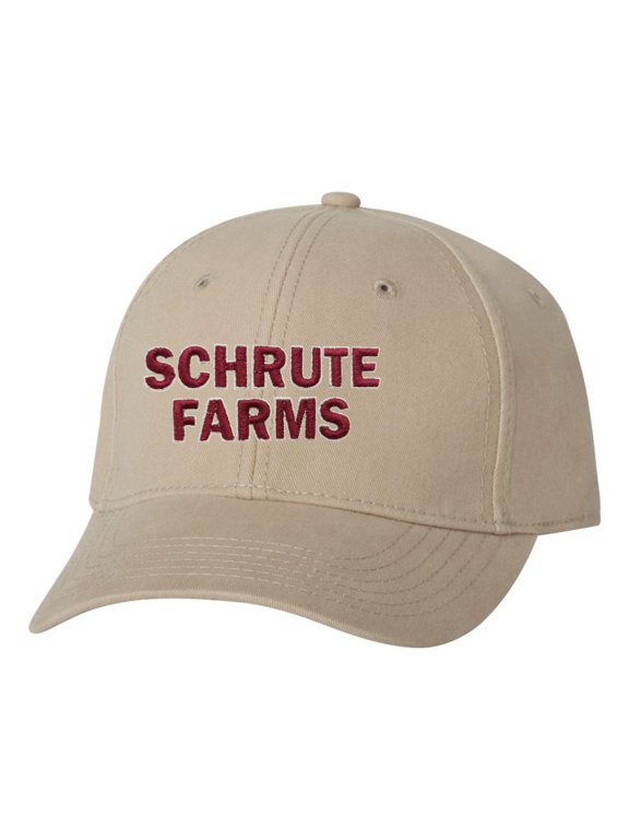 Adult Schrute Farms Embroidered Dad Hat Structured Cap