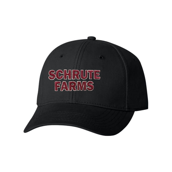 Adult Schrute Farms Embroidered Dad Hat Structured Cap
