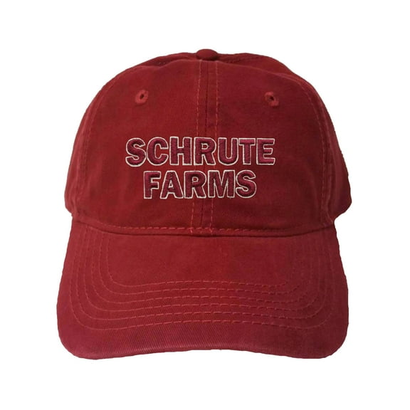 Adult Schrute Farms Embroidered Deluxe Dad Hat