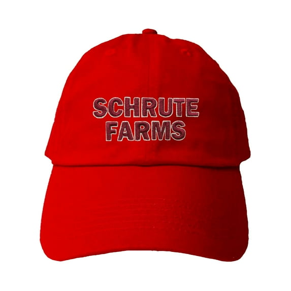 Adult Schrute Farms Embroidered Dad Hat