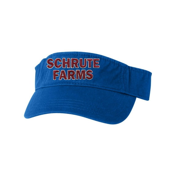 Adult Schrute Farms Embroidered Visor Dad Hat