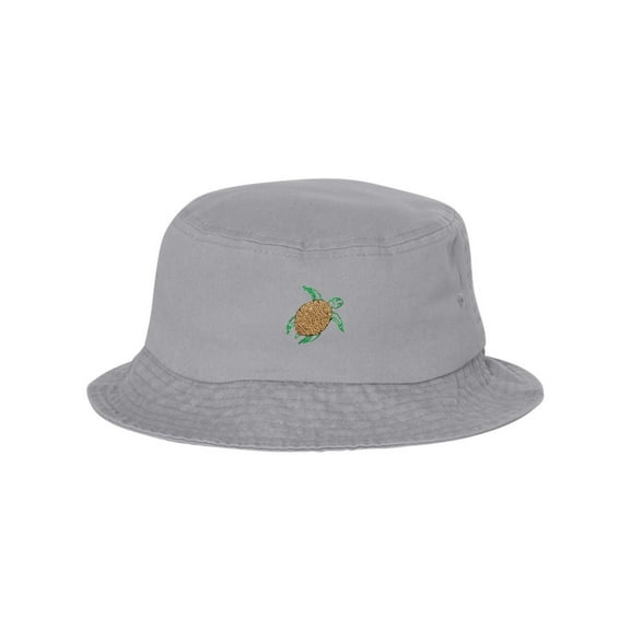 Adult Sea Turtle Embroidered Bucket Cap Dad Hat
