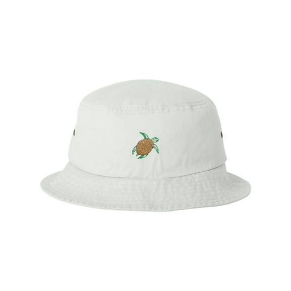 Adult Sea Turtle Embroidered Bucket Cap Dad Hat