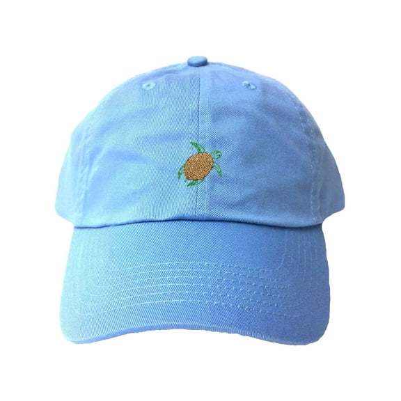 Adult Sea Turtle Embroidered Dad Hat