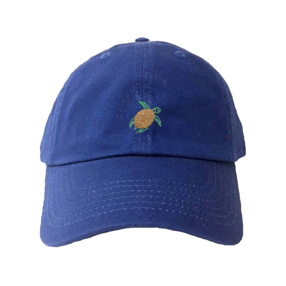 Adult Sea Turtle Embroidered Dad Hat