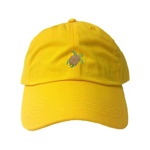 Adult Sea Turtle Embroidered Dad Hat