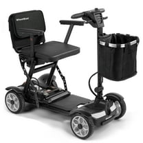 Adult & Senior-Friendly Portable Electric Scooter - Lightweight Folding Mobility Scooter (47lbs), 24V 270W Removable Lithium Battery, Included Storage Basket & Charger